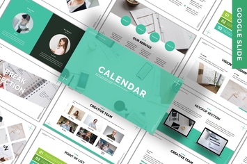 Calendar - Business Google Slide Template