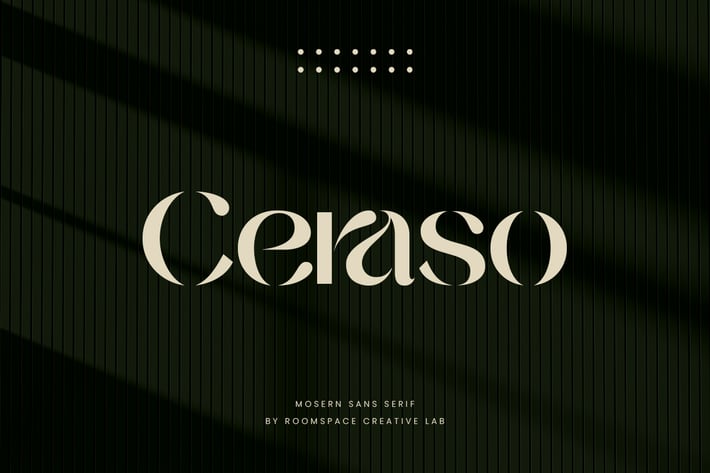 Ceraso - Elegant Branding Logo Font
