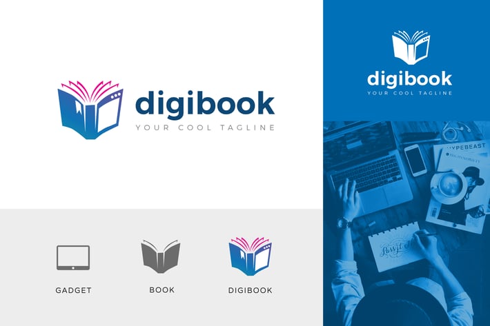 Digibook Corporate Logo Vector Template