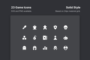 Game Icons - Solid Style