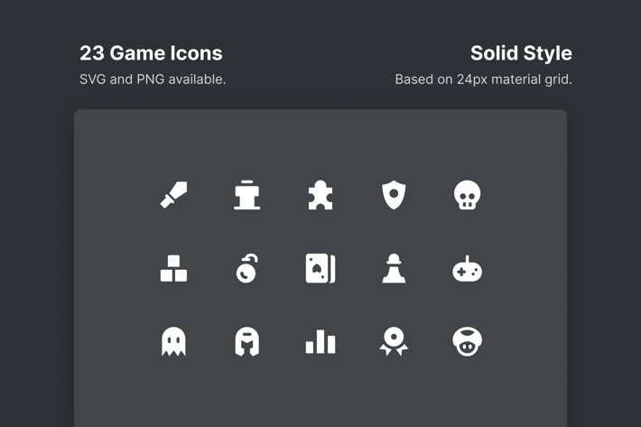 Game Icons - Solid Style