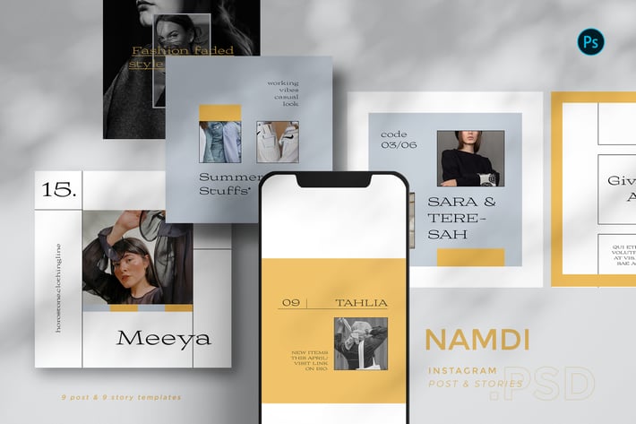 Namdi - Instagram Template Set