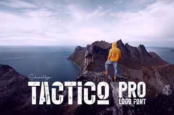 Tactico Pro - Display Logo Font