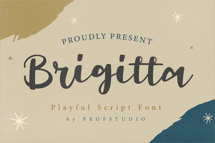 Brigitta - Playful Script Font