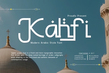 Kahfi - Modern Arabic Style Font