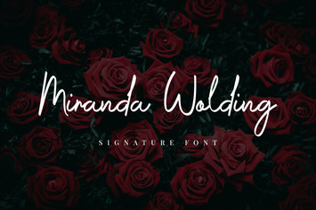 Miranda Wolding Handwritten Script