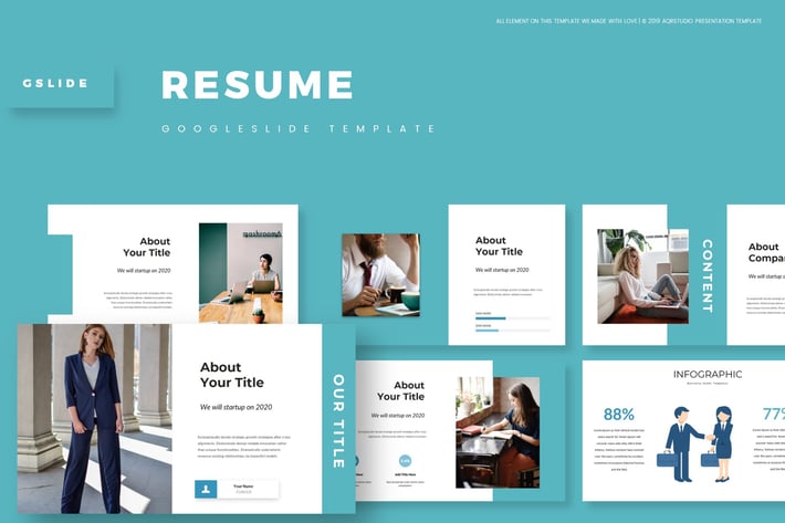 Resume - Google Slide Template