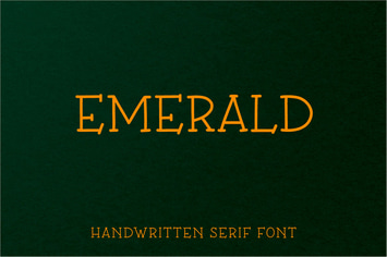 Emerald - Handwritten Serif Font