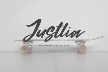 Justlia - An Urban Style Font
