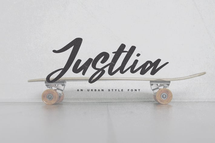 Justlia - An Urban Style Font