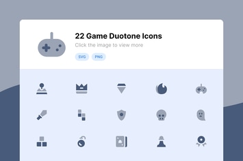 Game Duotone Icons
