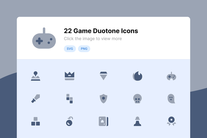 Game Duotone Icons