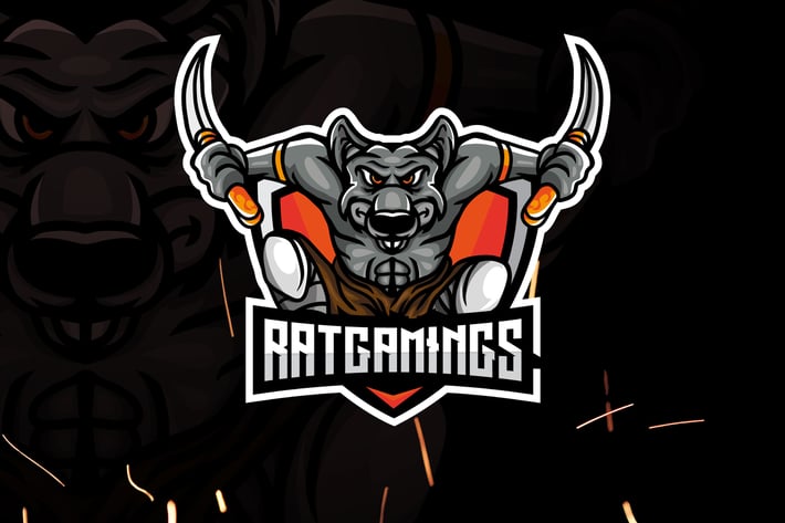 Rat Esports - Mascot & Esport Logo