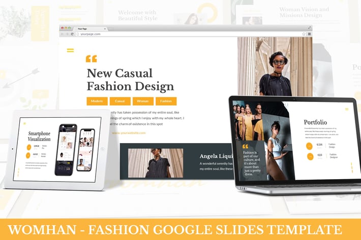Womhan - Fashion Google Slides Template