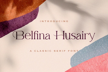 Belfina Husairy - Classic Serif Font