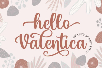 Hello Valentica a Beauty Script Font