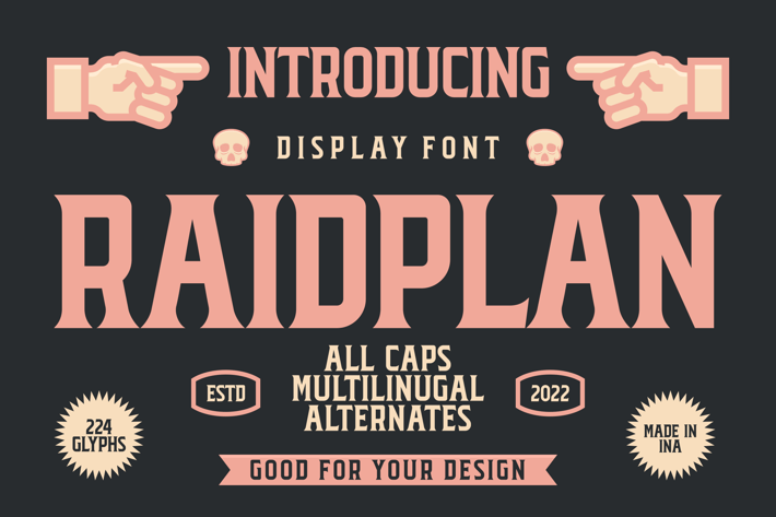 Raidplan Typeface