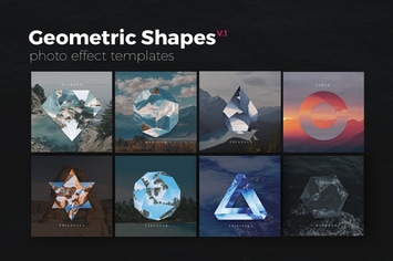Geometric Shapes Photo Templates v1