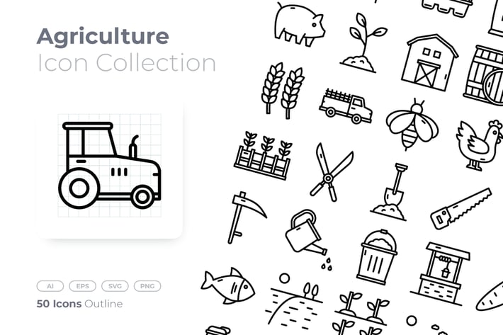 Agriculture Outline Icon