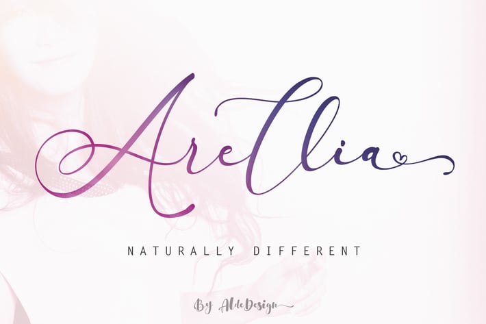 Arellia | Beautiful Script Font