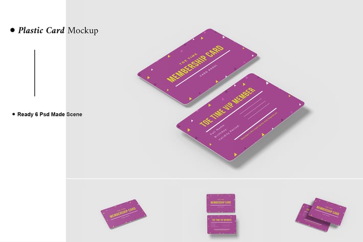 Plastic Card Mockup V.2