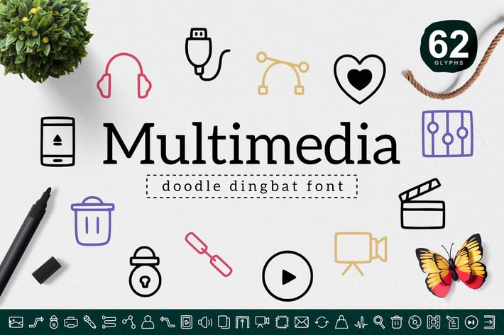 Multimedia Dingbat