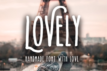 Lovely - Handmade Font With Love