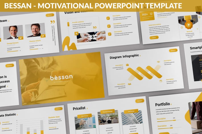 Bessan - Motivational Powerpoint Template