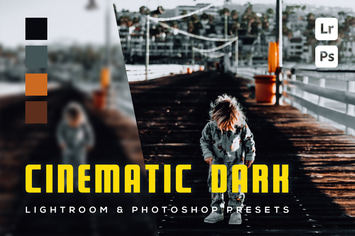 6 Cinematic Dark Lightroom and Photoshop Presets