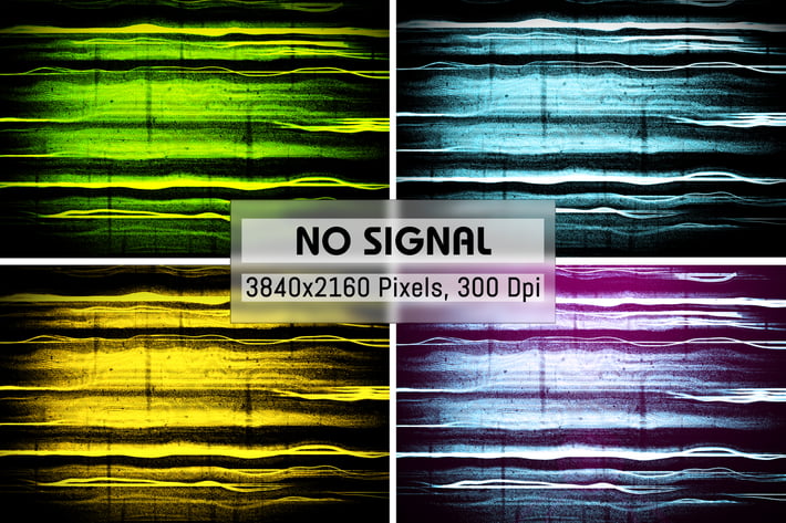No Signal Grunge Backgrounds