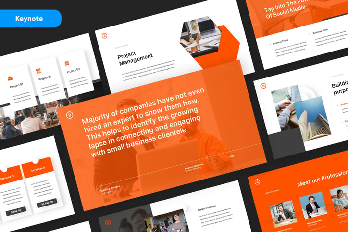 BREACH - Business Pitch Deck Keynote