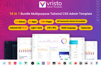 Vristo – Tailwind Admin Template