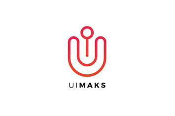 Ul Maks Letter Logo Template