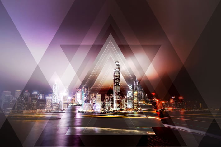 Geometric Haze 2 Photoshop Action