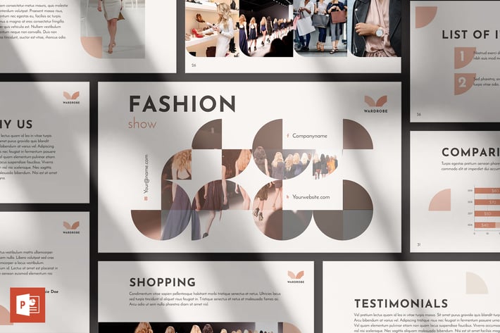 Fashion Show PowerPoint Presentation Template