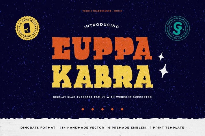 Cuppakabra Typeface