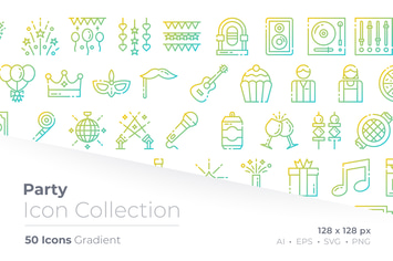 Party Gradient Icon