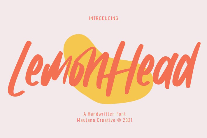 Lemonhead Handwritten Font
