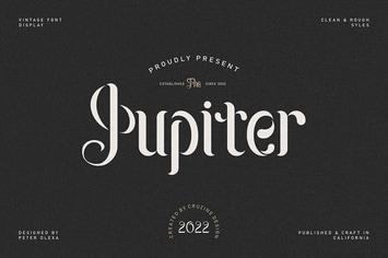 Jupiter Retro Font Family