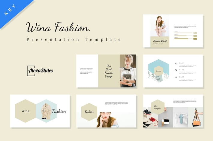 Wina - Fashion Keynote Presentation Template