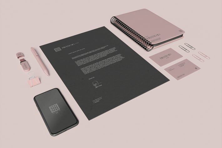 Office Stationery Mockup.