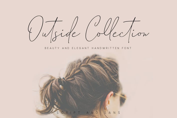 Outside Collection Signature Font