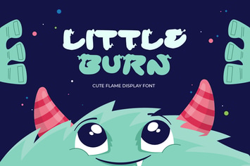 Little Burn Display Font