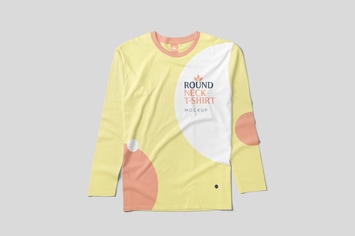 Long Sleeve T-shirt Mockups