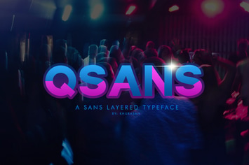 Qsans Layered Font