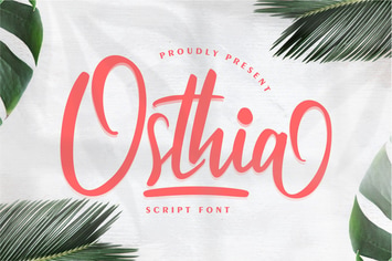 Osthia | Script Font