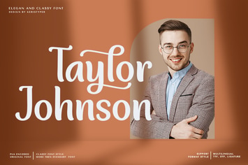 Taylor Johnson Display Font
