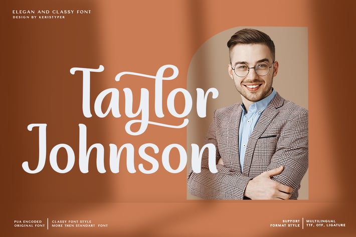 Taylor Johnson Display Font