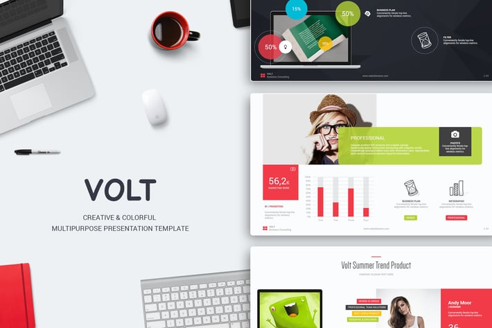 VOLT Creative Presentation Template (PowerPoint)