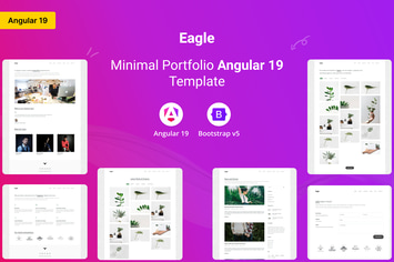 Eagle - Minimal Portfolio Angular Template